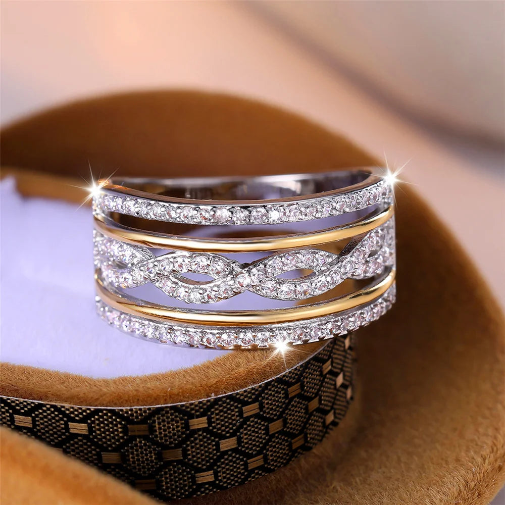 Eternal Sparkle Infinity Ring