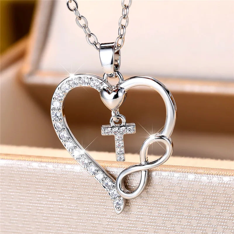 Crystal Embrace Infinity Necklace