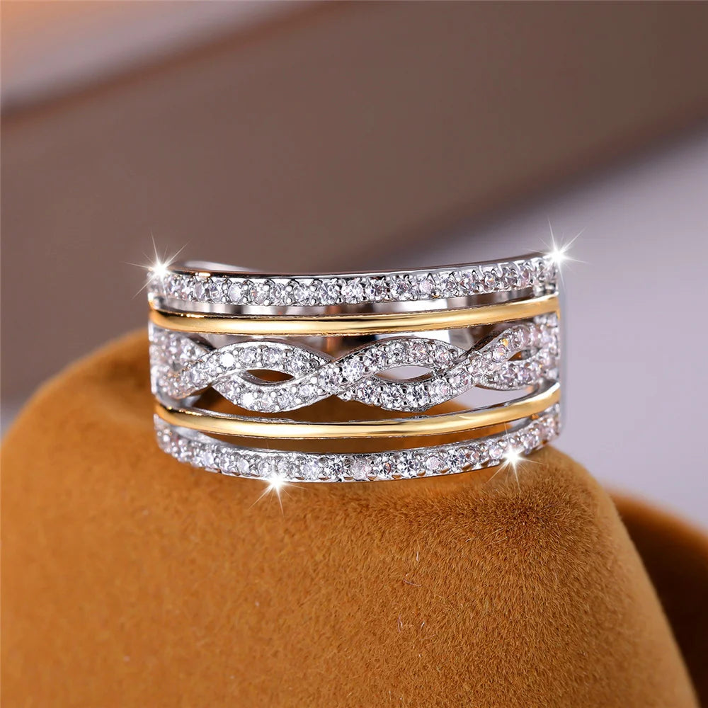 Eternal Sparkle Infinity Ring