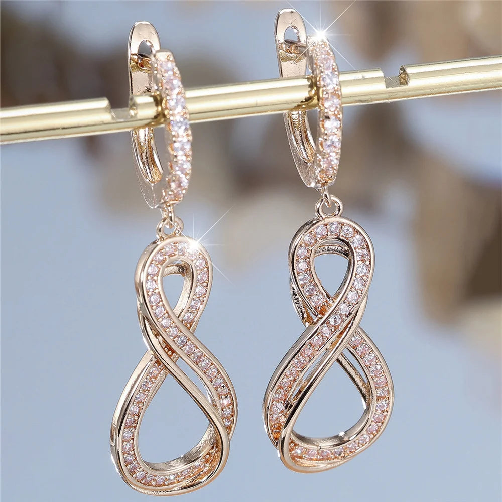 Endless Love Infinity Earrings