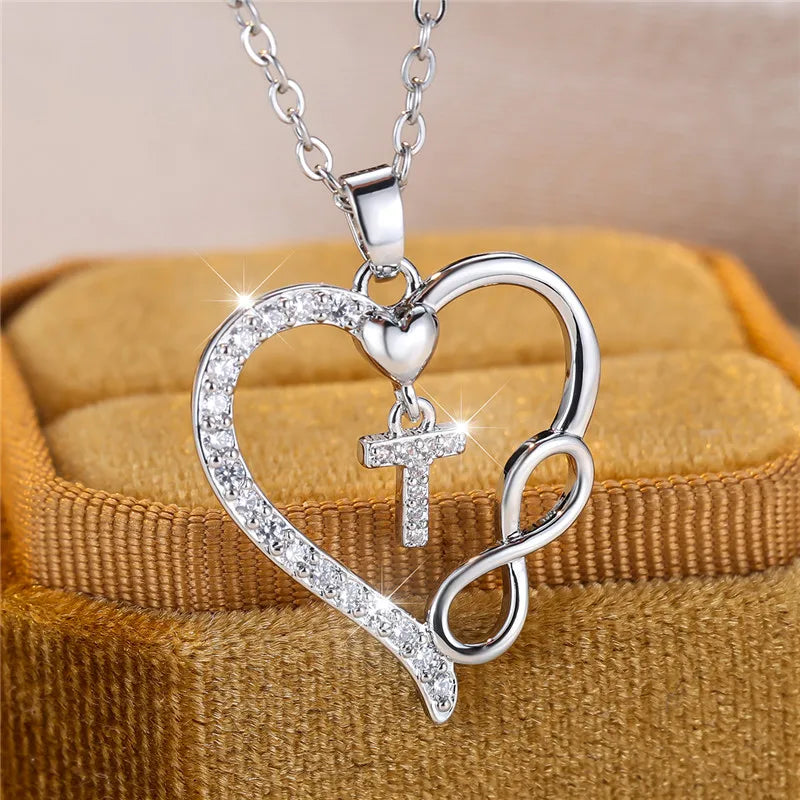 Crystal Embrace Infinity Necklace