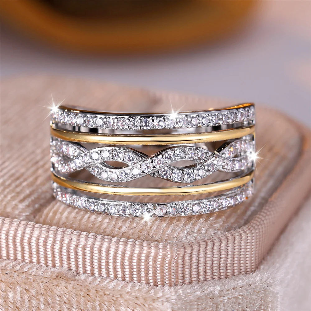 Eternal Sparkle Infinity Ring