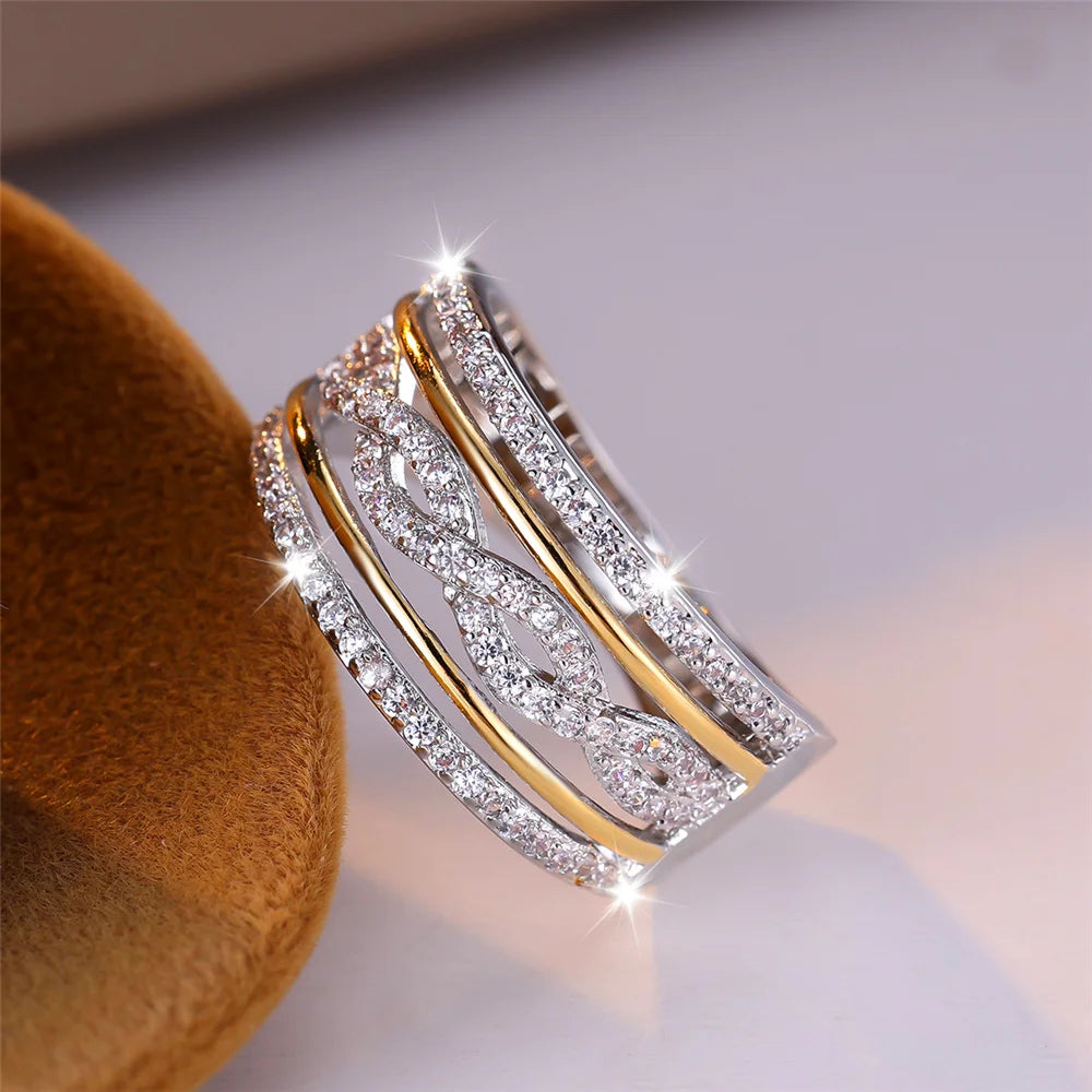 Eternal Sparkle Infinity Ring