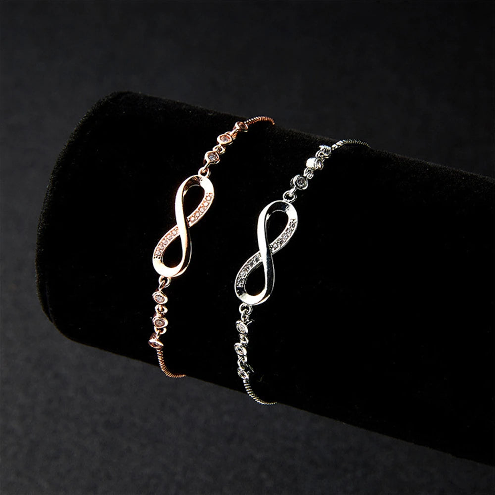 Forever Bound Crystal Infinity Bracelet