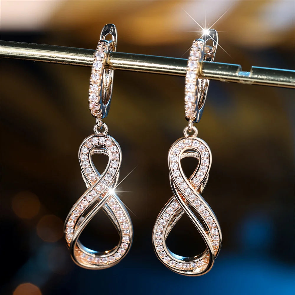 Endless Love Infinity Earrings